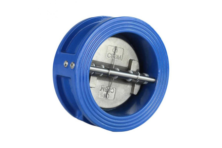 Клапан обратный чугунный двухстворчатый нержавеющий Клапан обратный чугунный двухстворчатый нержавеющий