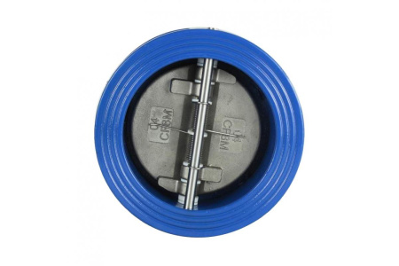 Клапан обратный чугунный двухстворчатый нержавеющий Клапан обратный чугунный двухстворчатый нержавеющий