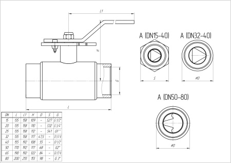 Кран шаровый LD КШЦМ Regula муфтовый