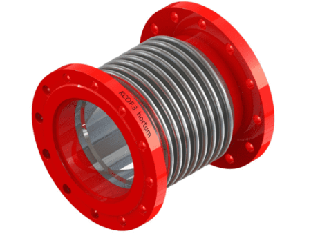 Компенсатор сильфонный многослойный фланцевый с внутренним экраном КСОF.З