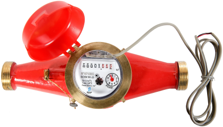 Крыльчатые многоструйные универсальные счетчики воды ВСКМ 90 с импульсным выходом