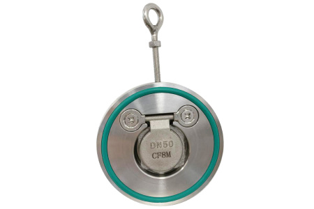 Клапан обратный нержавеющий одностворчатый межфланцевый