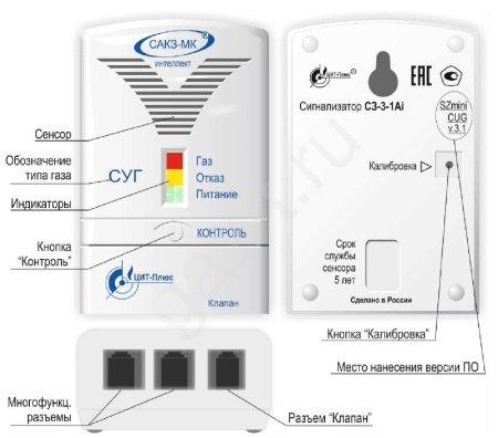 Сигнализатор загазованности СЗ-3Аi