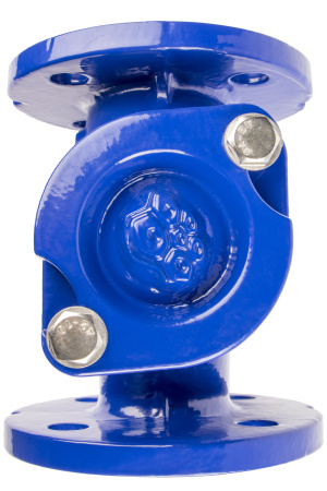 Клапан обратный шаровый Rushwork 405 чугунный фланцевый