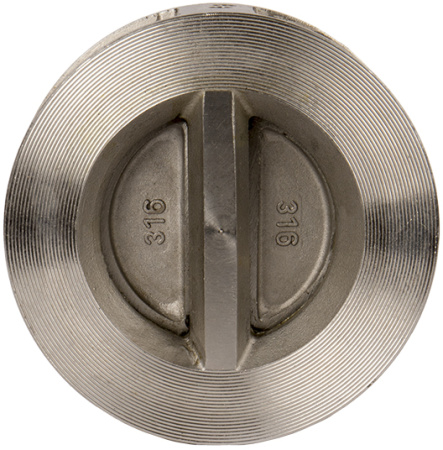 Клапан обратный двухстворчатый Genebre 2402 нерж. сталь межфланцевый