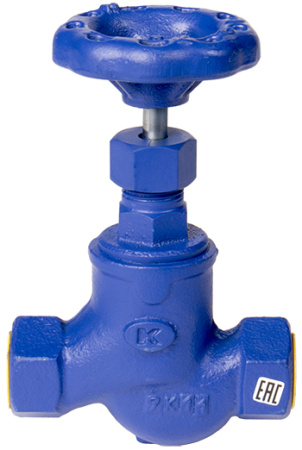 Вентиль запорный Zetkama 201 чугунный резьбовой