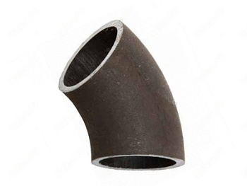 Отвод крутоизогнутый бесшовный неоцинкованный 45 градусов сталь 20 (Ду25 32х4)